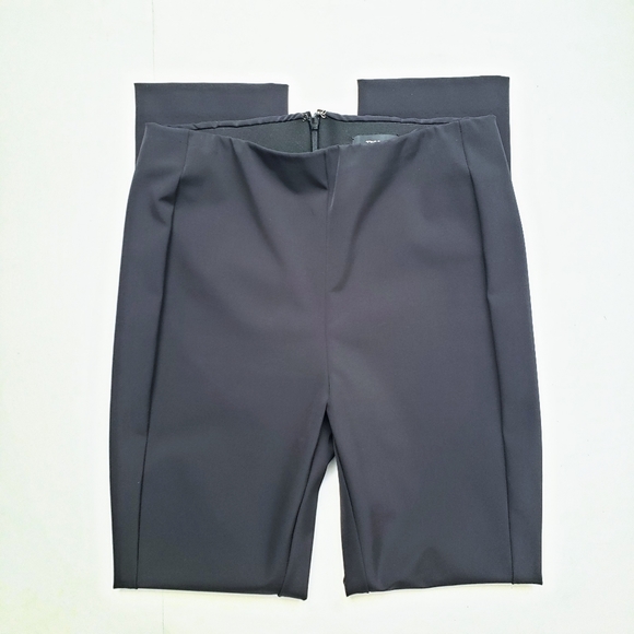Theory Navalane Becker Skinny Pants Black Slim Fit Stovepipe Straight Trousers 4 - Picture 7 of 10